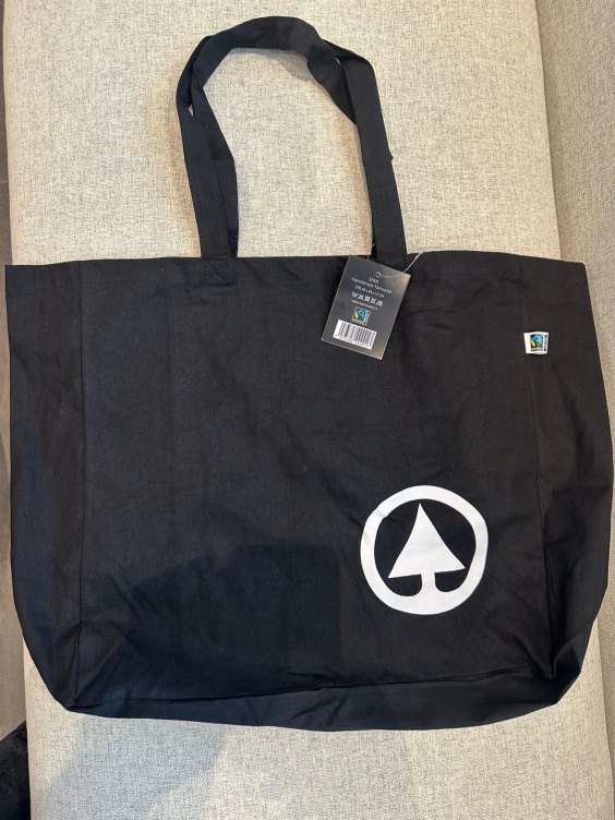 Handlenett Spar Fairtrade Bomull 40x40x15cm