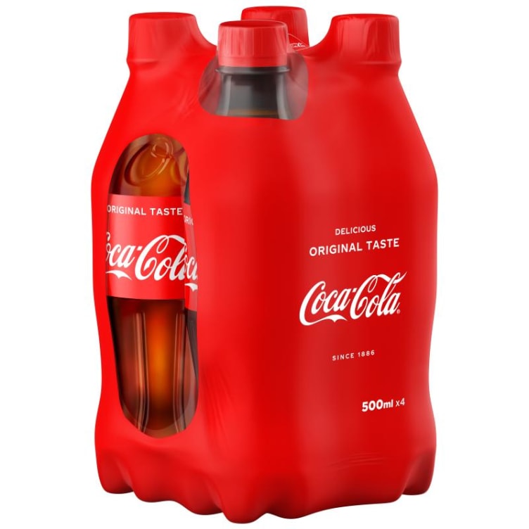 Coca-Cola 0,5lx4 flaske