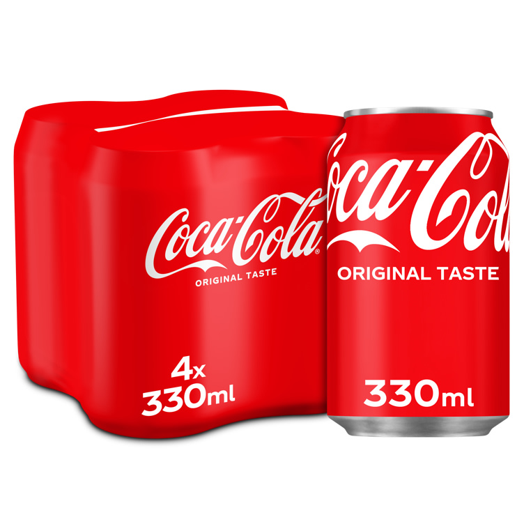 Coca-Cola 0,33lx4 boks