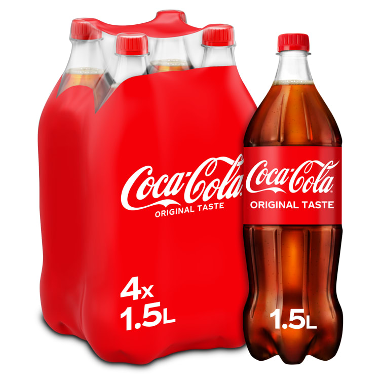 Bilde av Coca-Cola 1,5lx4 flaske