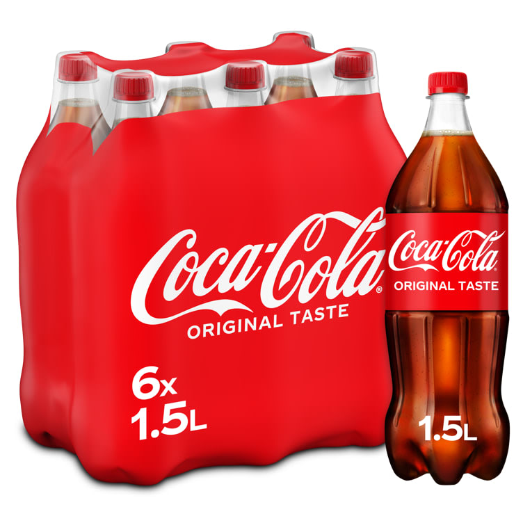 Coca Cola 1 5lx6 Flaske Kassalapp®