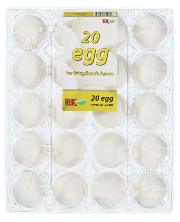 Egg Frittgående Xl 20stk Ek