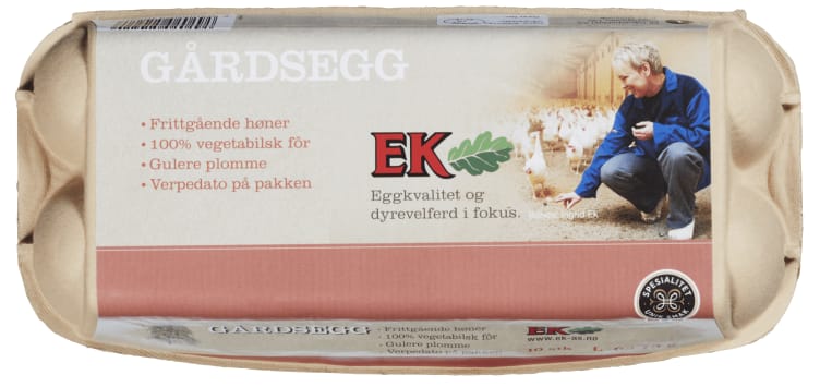 Bilde av Gårdsegg L 10stk Ek