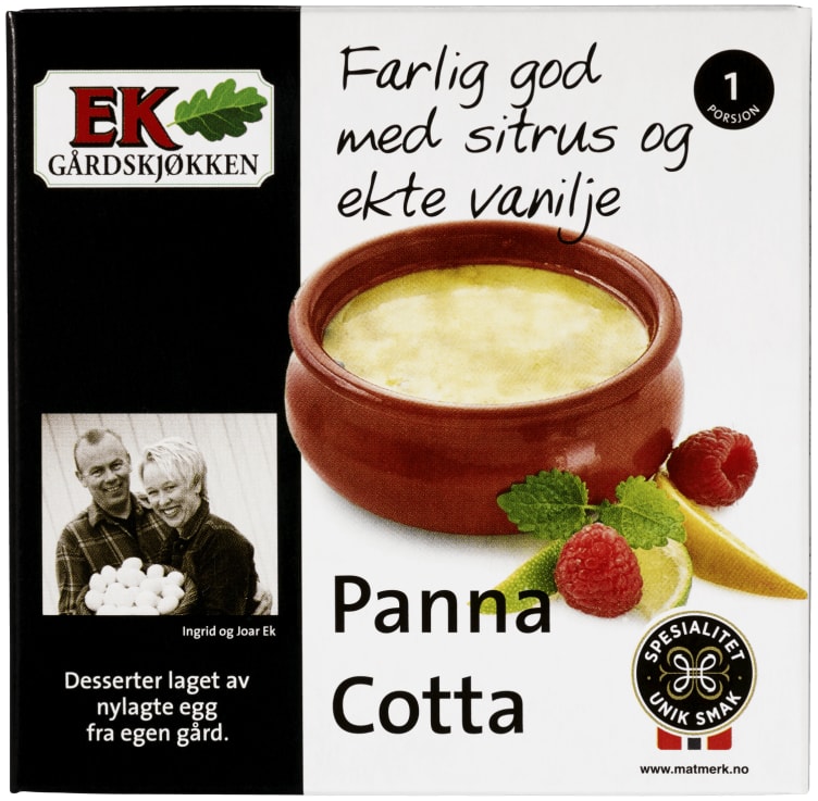 Panna Cotta m/Sitrus 110g Ek