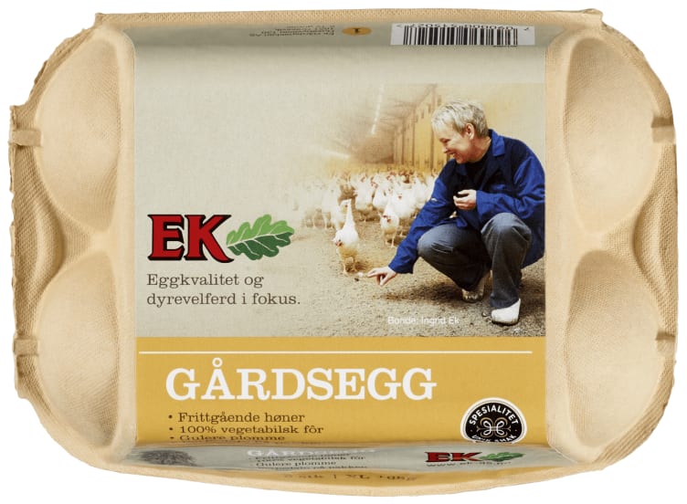 Gårdsegg Ekstra Store 6stk Ek