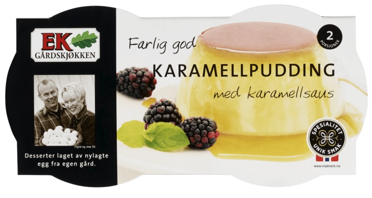 Karamellpudding 2x170g Ek