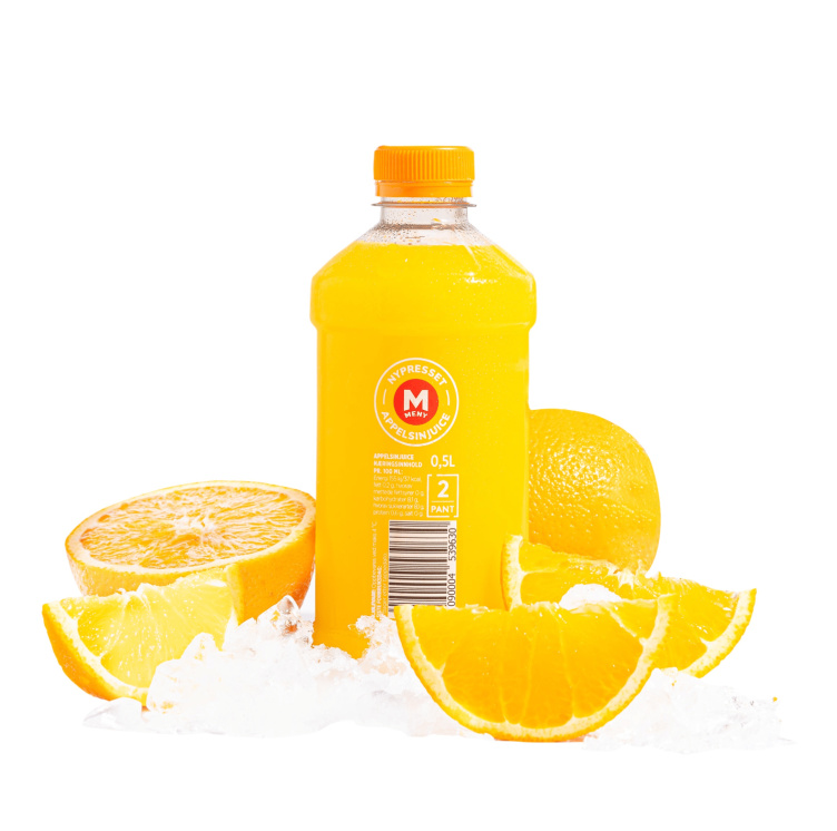 Product Image for Appelsinjuice Nypresset i Butikk 0,5l flaske