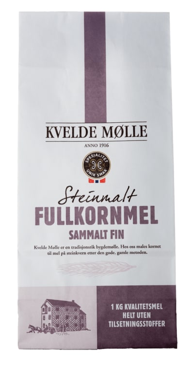 Bilde av Hvetemel Sammalt 1kg Kvelde Mølle