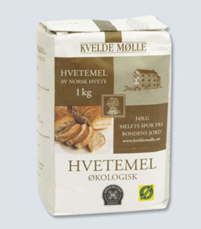 Hvetemel Økologisk 1kg Kvelde Mølle