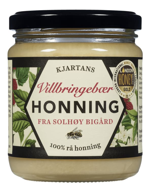 Bringebærhonning 350g Kjartan Dahl