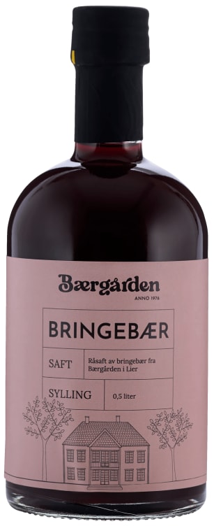 Bringebærsaft 0,5l Bærgården