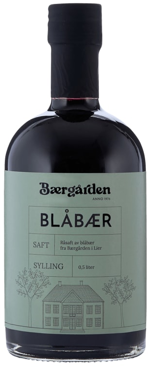 Blåbærsaft 0,5l Bærgården