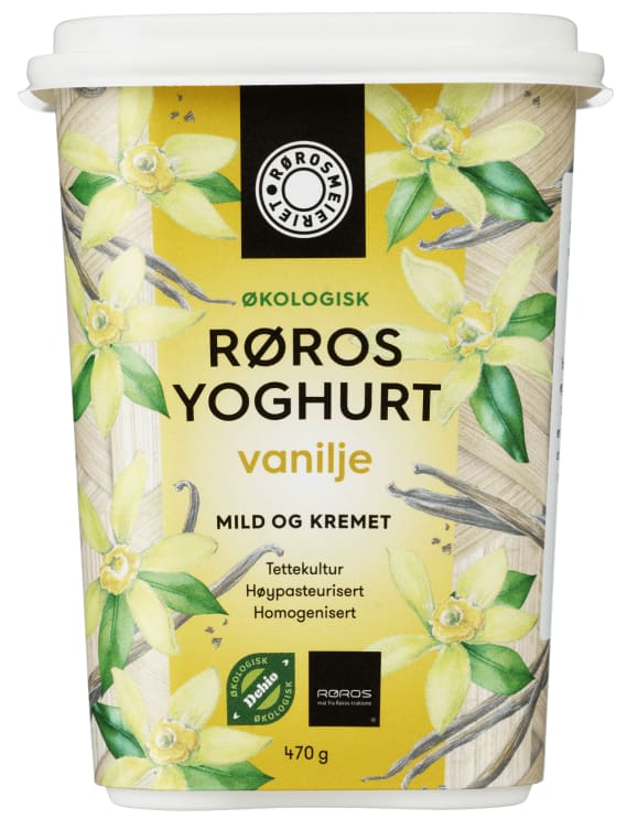 Røros Yoghurt Vanilje Øko 470g