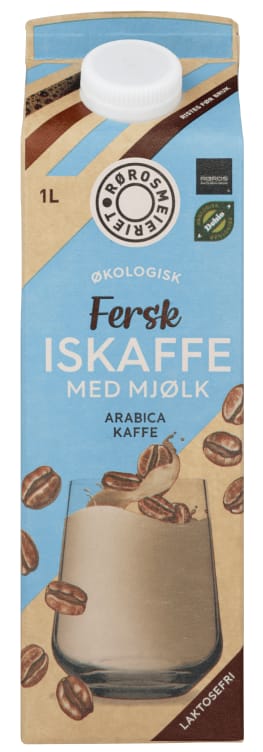 Iskaffe m/Melk Økol. Laktosefri 1l Rørosmeieriet