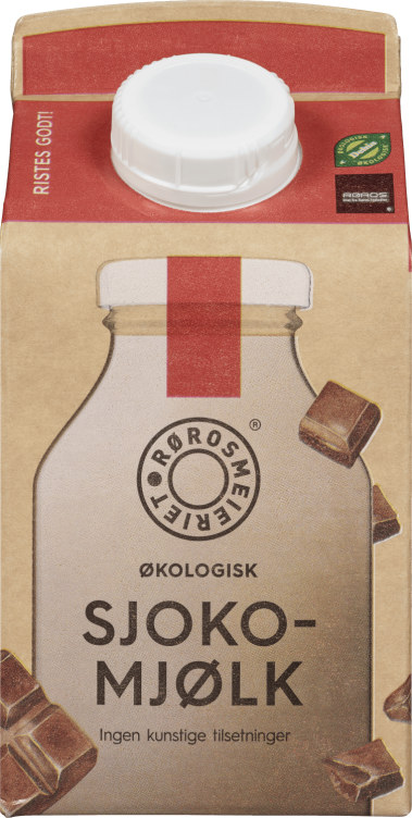 Sjokomjølk Økol.0,5l Rørosmeieriet
