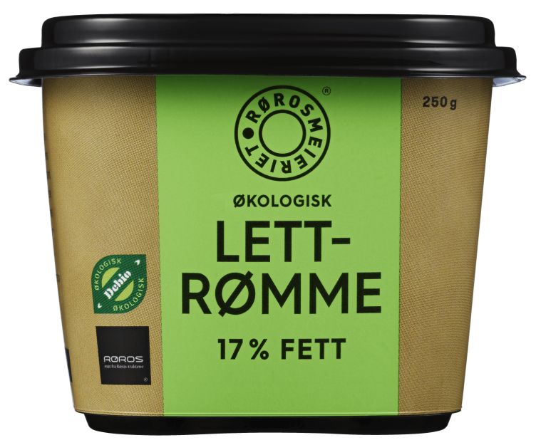 Lettrømme 17% Økologisk 250g Rørosmeieriet