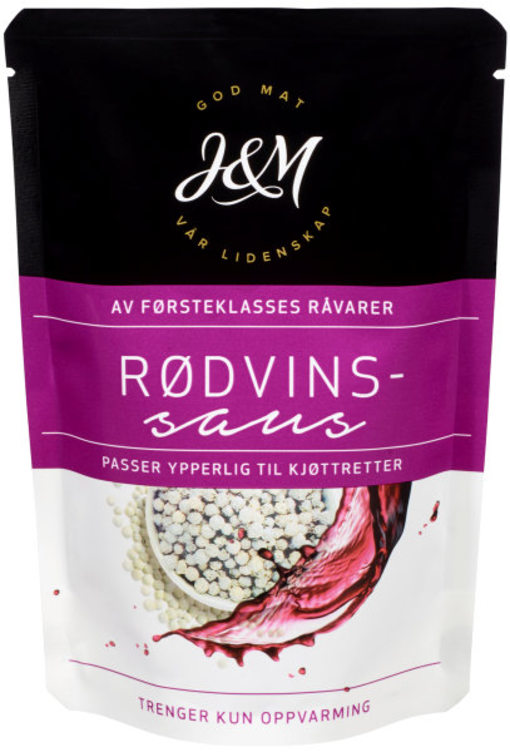 Rødvinsaus 220ml J&M