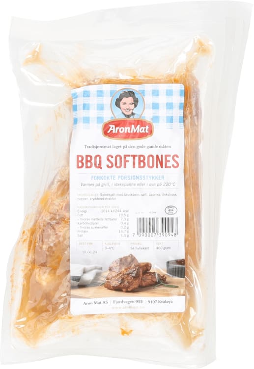 Softbones Bbq Forkokt Svinekjøtt m/Brusk 400g