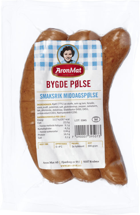 Bygde Pølse 300g Aron Mat