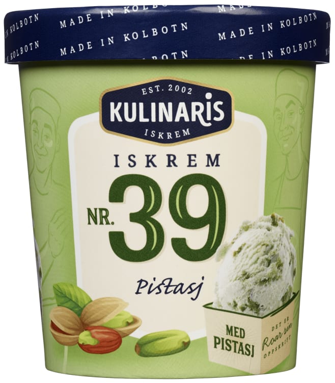 Kulinaris Iskrem Pistasj 0,5l