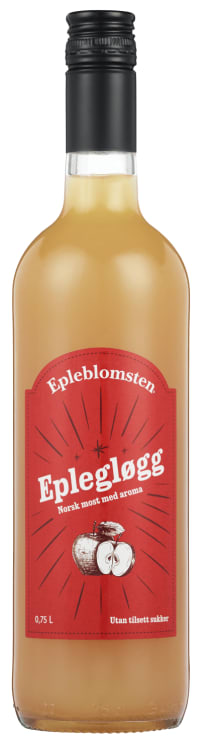 Eplegløgg 0,75l flaske Epleblomsten