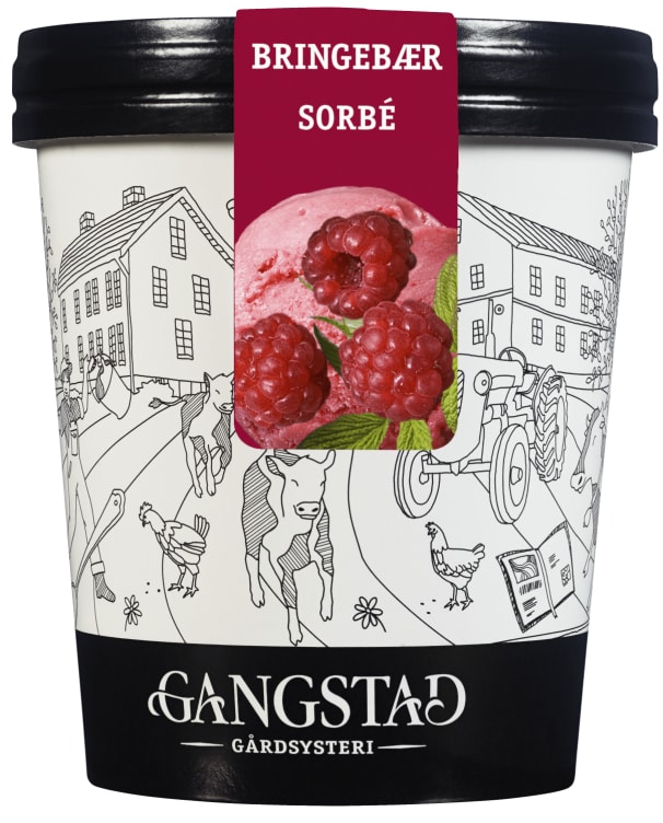 Gangstad Sorbe Bringebærnytelse 500ml