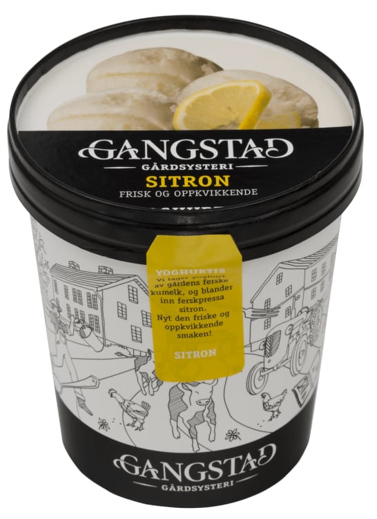 Gangstad Yoghurtis Sitron 0,5l