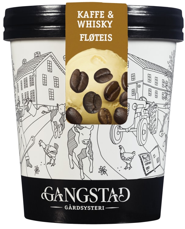 Gangstad Fløteis Kaffe&Whisky 500ml