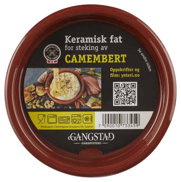 Keramisk Fat til Camembert Gangstad