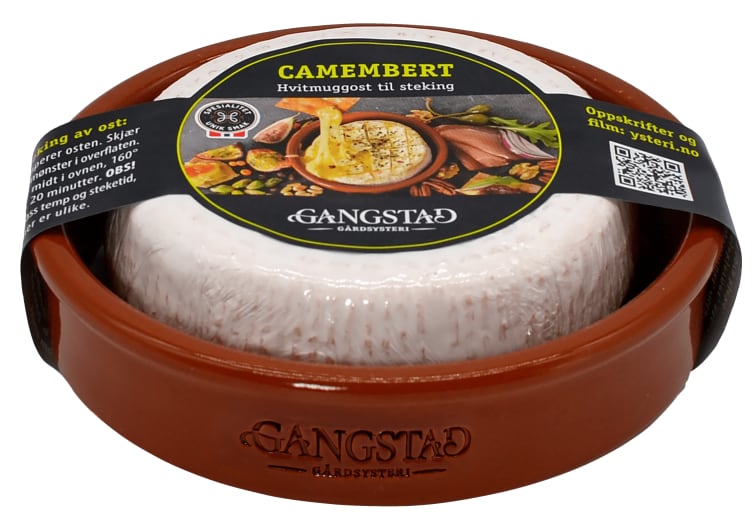 Camembert i Keramisk Fat 200g Gangstad