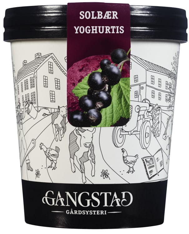 Gangstad Yoghurtis Solbær 500ml