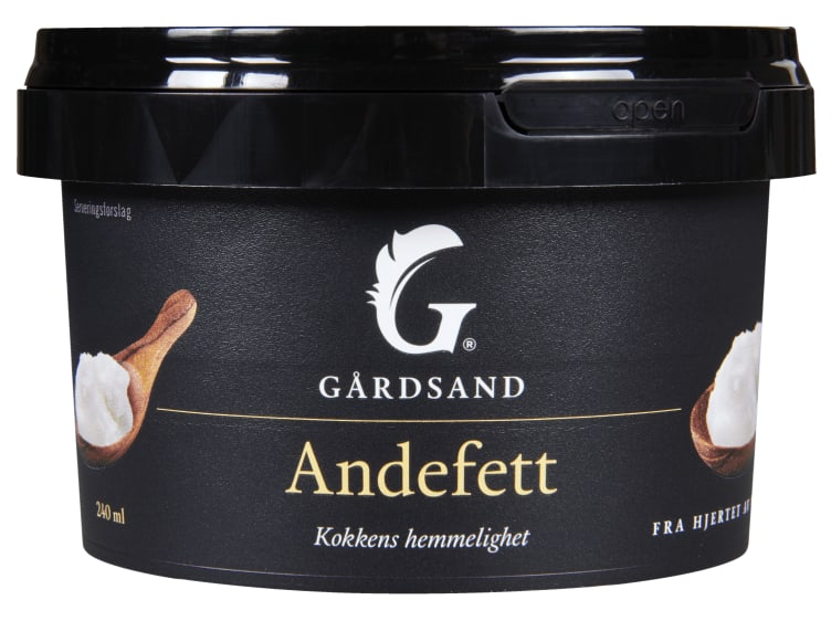 Andefett Fersk 240g Gårdsand