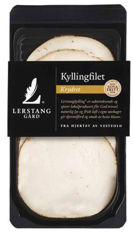 Kyllingfilet Krydret skivet 100g Lerstang