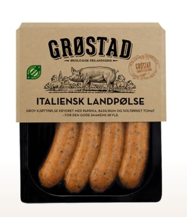 Landpølse Italiensk 250g Grøstad