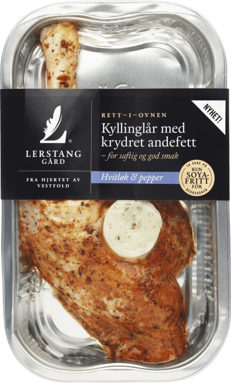 Kyllinglår Hvitløk&Pepper 270g Lerstang