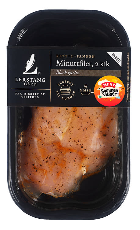 Product Image for Kyllingminuttfilet Black Garlic 200g Lerstang