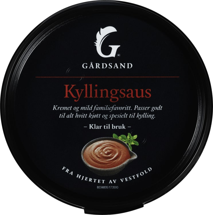 Kyllingsaus Kremet Fersk 240ml Gårdsand