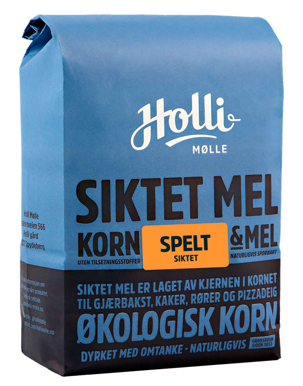 Speltmel Siktet Økologisk 1kg Holli