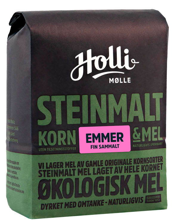 Bilde av Emmermel Sammalt Fin Økologisk 1kg Holli Mølle