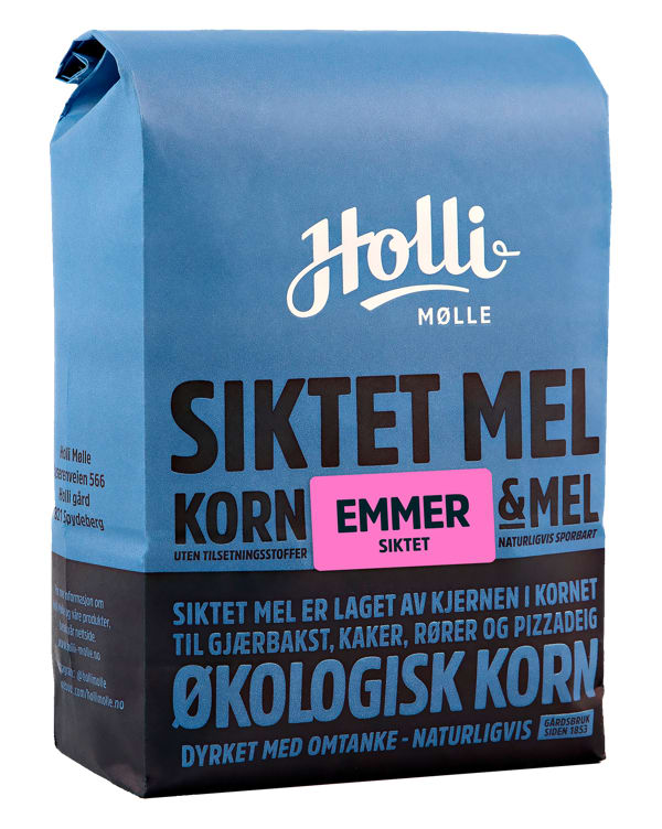 Emmermel Siktet Økologisk 1kg Holli Mølle