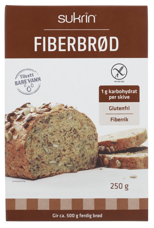 Fiberbrødmix glutenfri 250g Funksjonell Mat