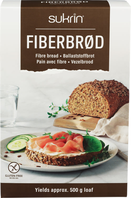 Product Image for Fiberbrød Mix glutenfri 250g Sukrin