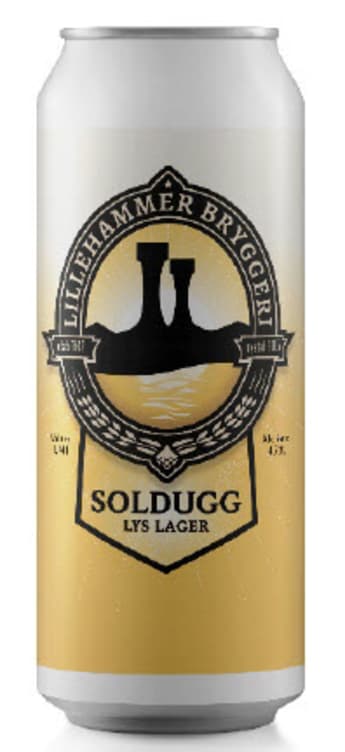 Soldugg Lys Lager 0,44l boks Lillehammer Bryggeri