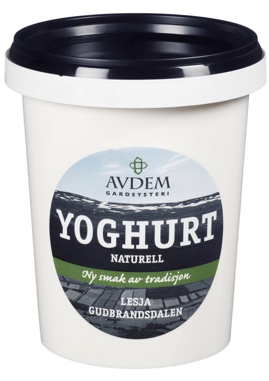 Yoghurt Naturell 500g Avdem