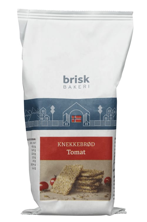 Knekkebrød m/Tomat glutenfri 150g