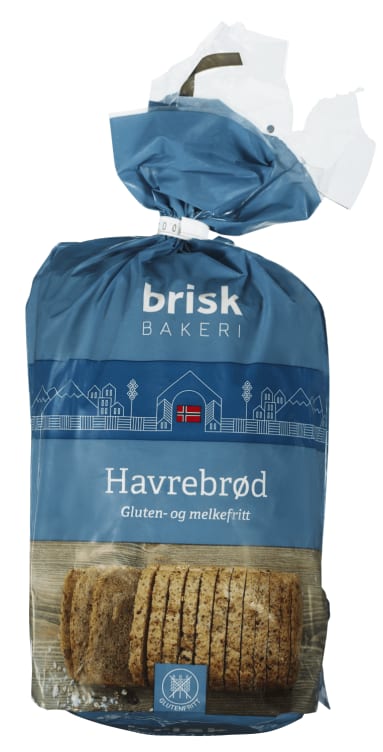 Havrebrød glutenfri 500g Brisk