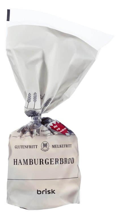 Hamburgerbrød Gluten&Melkefri 320g Brisk