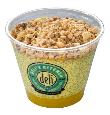 Chiapudding Mango&Gurkemeie 206g Deli's