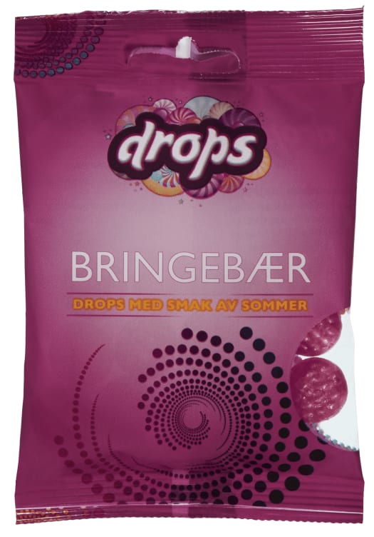 Bringebærdrops 48g Drammendrops