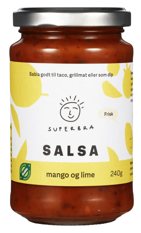 Salsa Frisk Mango&Lime Økol 240g Superbra